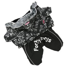 FOR MY DOGS комбинезон для собак черный для мальчиков FW530-2018 M (10)