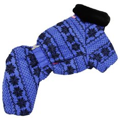 FOR MY DOGS комбинезон для собак синий для мальчиков FW637-2018 M (10)