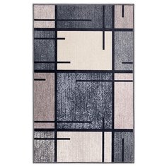 Коврик универсальный LUCKY 50х80см, серый/бежевый (квадраты)