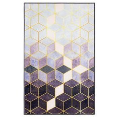 Коврик универсальный LUCKY 50х80см, лаванда/розовый (ромбы)