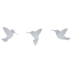 Декор для стен Hummingbird 9 элементов белый Umbra
