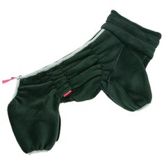 FOR MY DOGS комбинезон для собак плюш темно-зеленый для мальчиков FW950-2020 M (22)