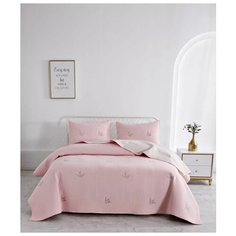 Покрывало с наволочками Sofi de Marko Жаклин Пепел роза 230х250