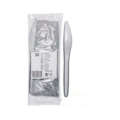 Нож столовый Papstar Н175 мм PS СЕРЕБРИСТЫЙ