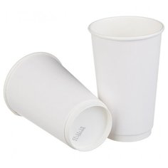 Стакан бумажный Papperskopp 400мл D90 мм 2-сл для горячих напитков БЕЛЫЙ