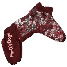 FOR MY DOGS комбинезон для собак Мишки коричневый для девочек FW894-2020 F (A2)