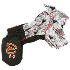 FOR MY DOGS комбинезон для собак Аисты коричневый для мальчиков FW849-2020 M (22)