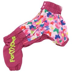 FOR MY DOGS дождевик для собак розовый для девочек 436SS-2020 F (18)