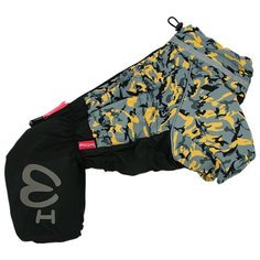 FOR MY DOGS комбинезон для собак серо/желтый для мальчиков FW850-2020 M (12)