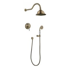 Смеситель KAISER Rios 31077-1 Bronze с верхним душем скрытого монтажа