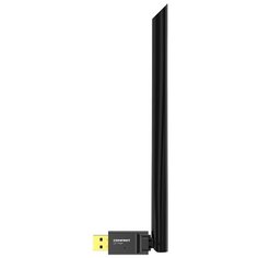 Адаптер двухдиапазонный (2.4ГГц, 5ГГц) для подключения к сети WiFi стационарного ПК, ноутбука, репитера, принтера, телевизора, ресивера, ТВ приставки, домашнего кинотеатра, игровой консоли, бытовой техники Comfast