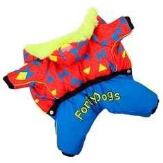 FOR MY DOGS комбинезон для собак красно/синий для мальчиков FW279-2015 M (10)