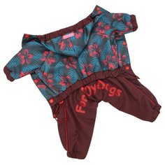 FOR MY DOGS дождевик для собак коричневый для девочек 444SS-2020 F (8)