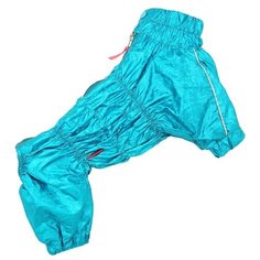 FOR MY DOGS дождевик для собак голубой металлик для мальчиков 438SS-2020 M (10)
