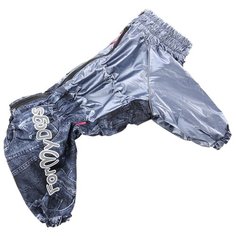 FOR MY DOGS дождевик для собак графит для мальчиков 400SS-2019 M (B1)