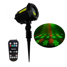 Уличный новогодний лазерный проектор SkyDisco Garden RG 50 Xmas