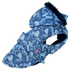 FOR MY DOGS попона для собак синяя FW784-2019 (14)