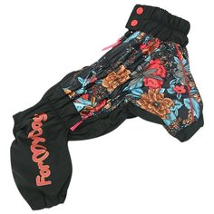 FOR MY DOGS дождевик для собак черный для девочек 437SS-2020 F (18)