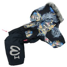 FOR MY DOGS комбинезон для собак черный для мальчиков FW684-2019 M (16)