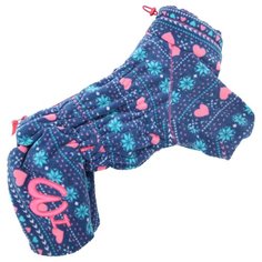 FOR MY DOGS комбинезон для собак фиолетовый для девочек FW728-2019 F (22)