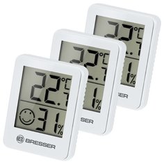 Гигрометр и термометр Bresser Temeo Hygro, набор 3 шт., белый
