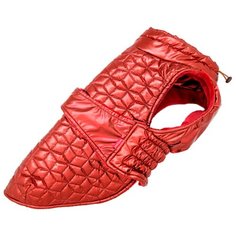 FOR MY DOGS попона для собак бордовая FW802-2019 (D1)