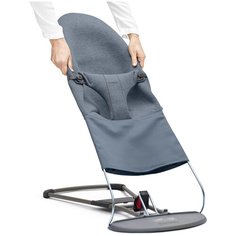 Сменный чехол BabyBjorn для кресла-шезлонга, Jersey, цвет: пепельно-синий