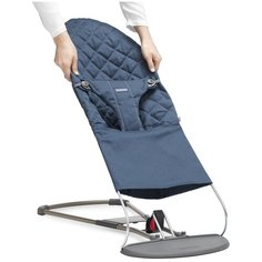 Сменный чехол BabyBjorn для кресла-шезлонга, Cotton, цвет: синий