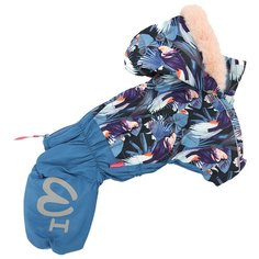 FOR MY DOGS комбинезон для собак синий для мальчиков FW676-2019 M (18)