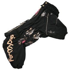 FOR MY DOGS комбинезон для собак черный для девочек FW580-2018 F (C3)