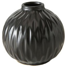 Керамическая ваза ЗАЛИНА, чёрная, 9х10 см, Boltze 1019192-9828610