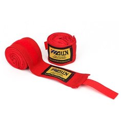 Бинты боксерские 1,5 метра, 2 шт в комплекте (красные) Everlast