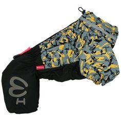 FOR MY DOGS комбинезон для собак серо/желтый для мальчиков FW850-2020 M (14)