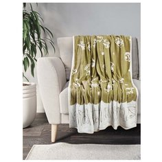 Плед "МИЛАШКИ" 180х220 Зеленый Marianna