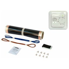 Инфракрасный пленочный теплый пол ПНК 2.0 - 1м2/220 Вт с механическим терморегулятором Национальный комфорт