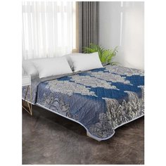 Покрывало "БАРХАТ" 250х230 Синий Marianna