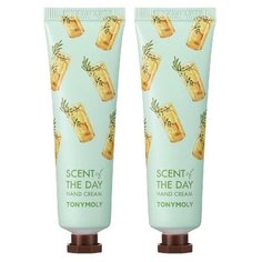 TONYMOLY Крем для рук с экстрактом мандарина, лайма, лимона, вербена SCENT of THE DAY HAND CREAM SO FRESH 2 шт.
