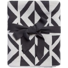 Плед Metropol, серый с молочно-белым Teplo