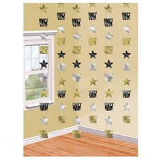 Новогодняя декорация: Гирлянда-занавес на Новый Год Amscan