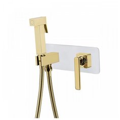 Смеситель Lemark Mista LM6419WG с гигиеническим душем, встраиваемый