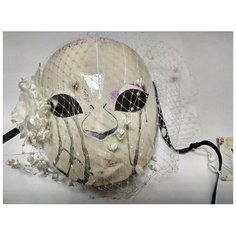 Женская маска Череп с вуалью Giacometti
