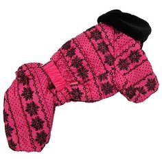 FOR MY DOGS комбинезон для собак розовый для девочек FW637-2018 F (18)