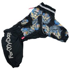 FOR MY DOGS комбинезон для собак черный для мальчиков FW774-2019 M (C2)
