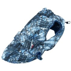 FOR MY DOGS попона для собак синяя FW799-2019 (D1)