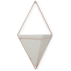 Декор для стен Trigg большой бетон-медь Umbra