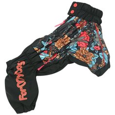 FOR MY DOGS дождевик для собак черный для девочек 437SS-2020 F (16)