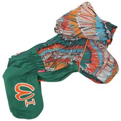 FOR MY DOGS дождевик для собак зеленый для мальчиков 423SS-2020 M (14)