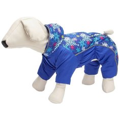 OSSO FASHION комбинезон для собак маленьких пород на синтепоне синий для мальчиков (32)