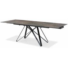 Стол раскладной Butterfly 180-260, темная керамика I Modern
