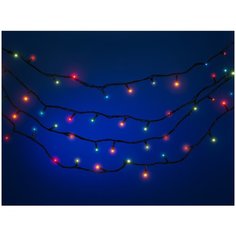 Электрогирлянда Snowmen новогодняя, 100 лампочек, 6,62 м (Е2019)